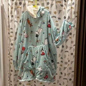 Moomin Characters Hooded Cozee